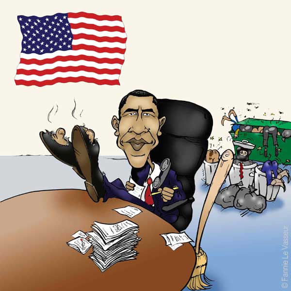Caricatures Of Obama. Caricatures Of Obama